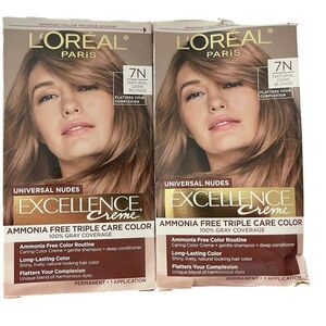 L'Oreal Excellence Crème Universal Nudes 7N NIB set of 2